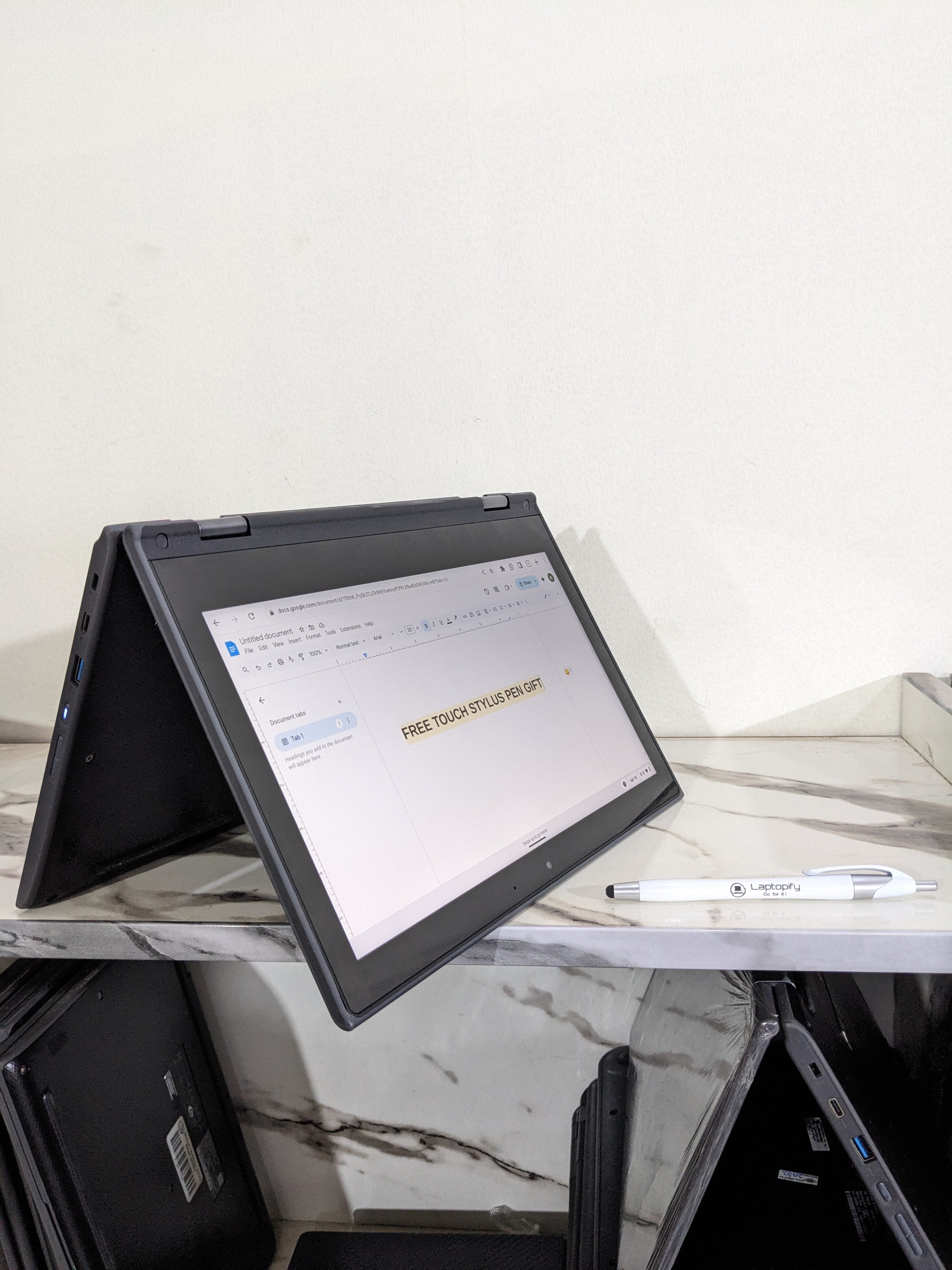 Lenevo 300e Gen 2 Touch 360 Chromebook - 4 GB Ram - 32 GB Storage - Free Stylus Pen - Updates 2027/2029